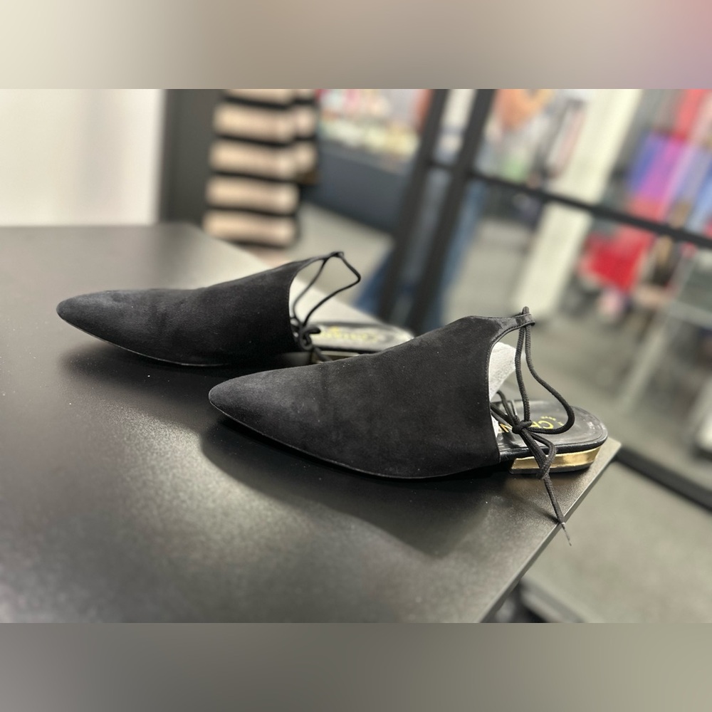 Chanel Sz 39 Black Shoes Mules